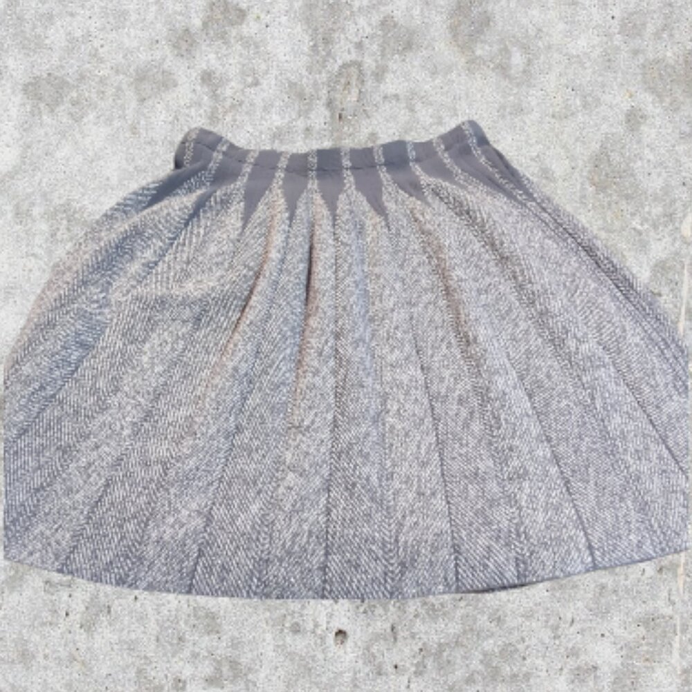 Woman's Medium Luisa Spagnoli Made in Italy Pleated A-Line Skirt